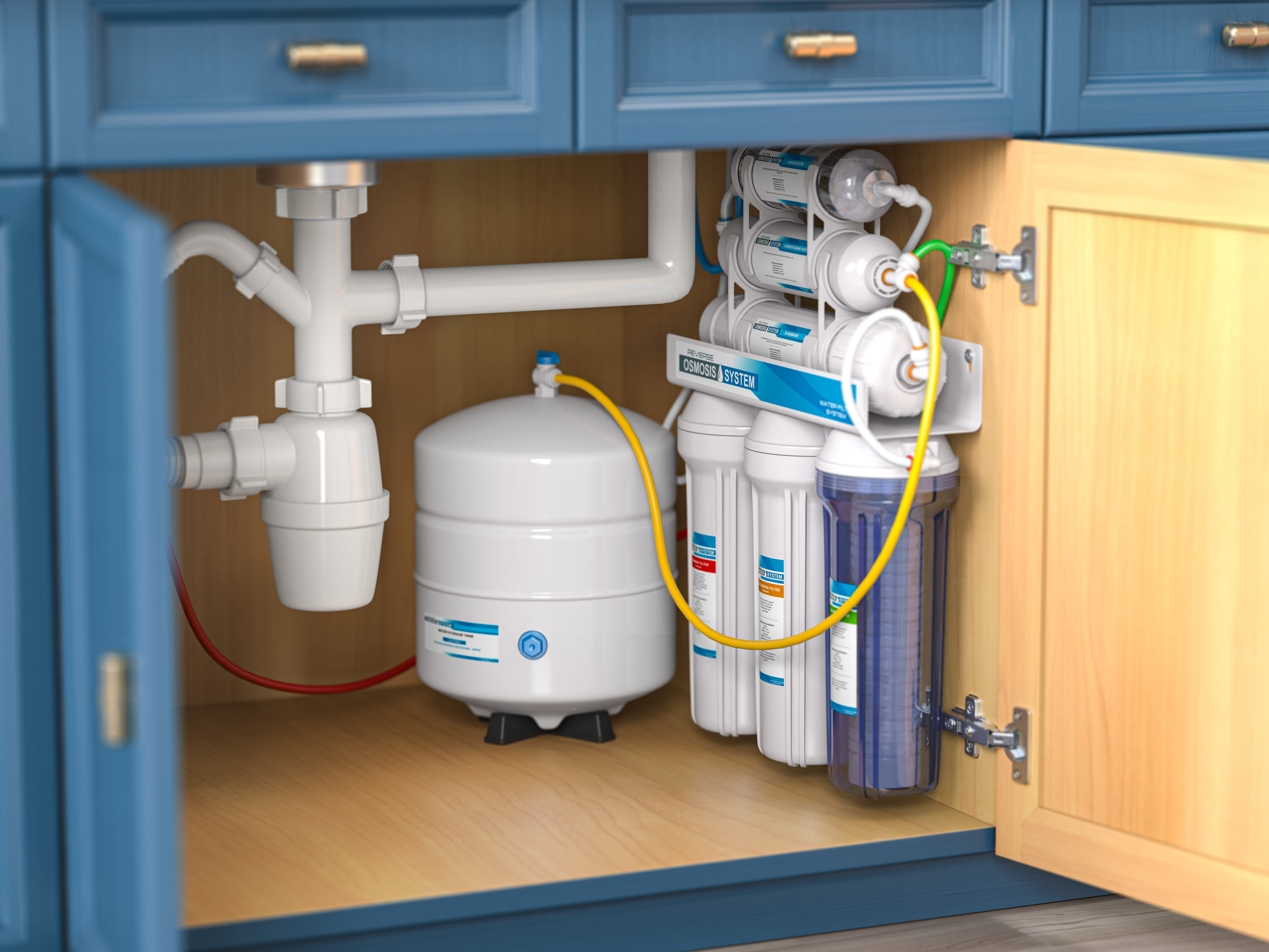 Image depicting a home water filtration system.