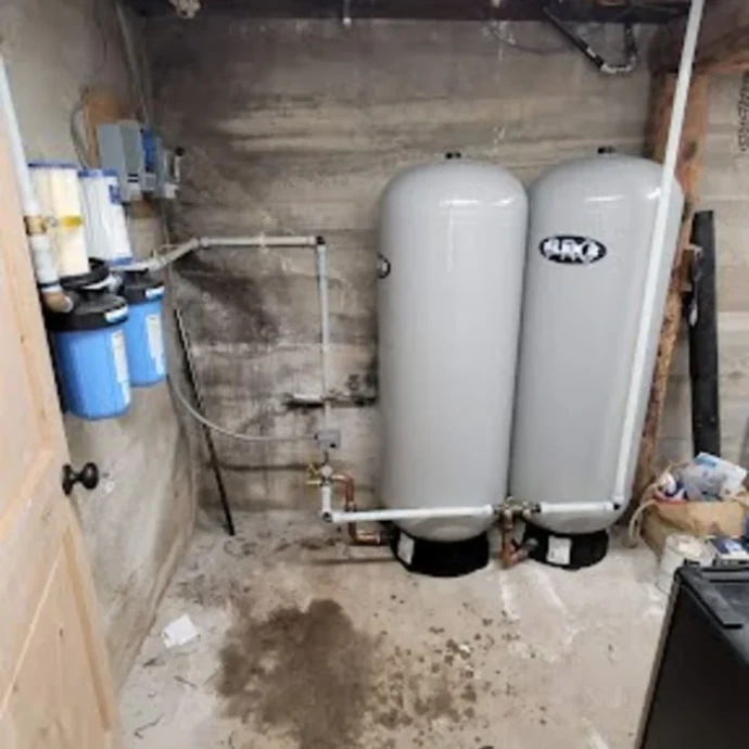 Well Water Tanks room with well water tanks